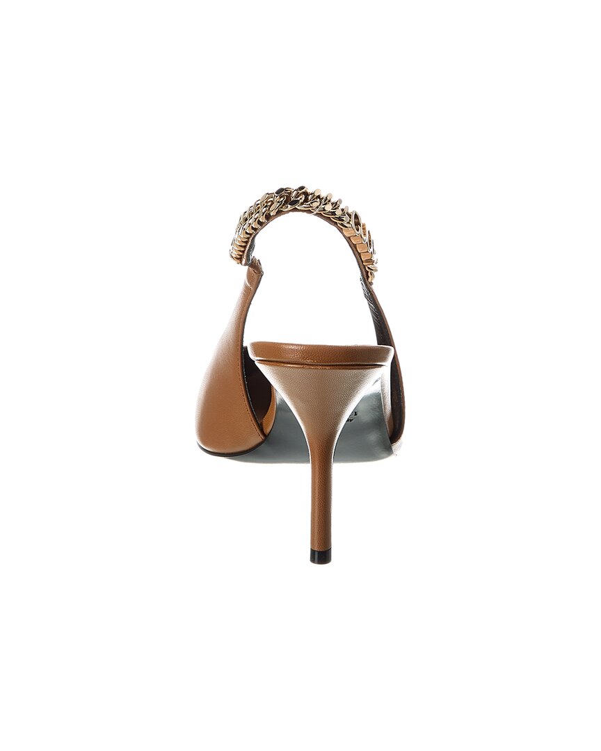 Gucci Signoria Leather Slingback Pump