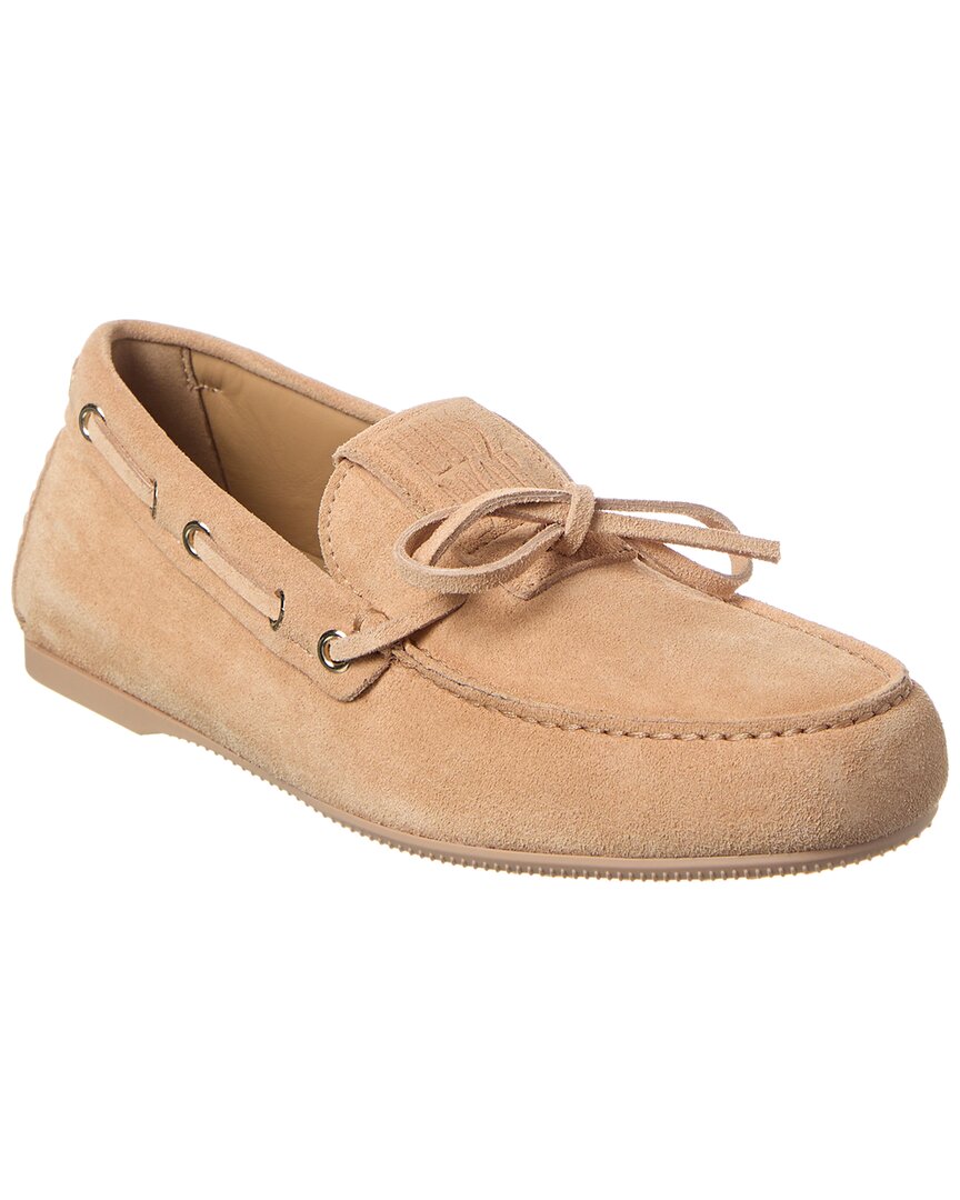 Dior Shoe Miss Street Loafer Suede Beige Shoes