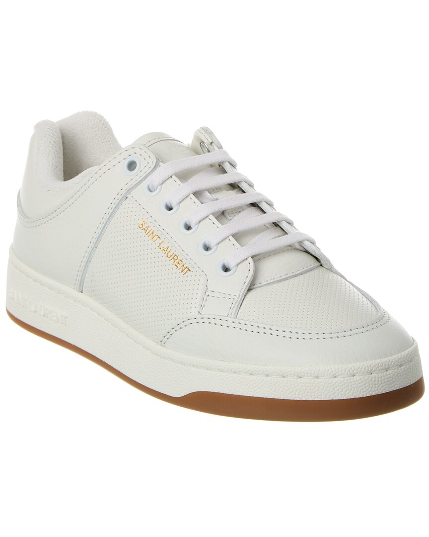 YSL Saint Laurent Sl 61 Sneaker Leather White Shoes