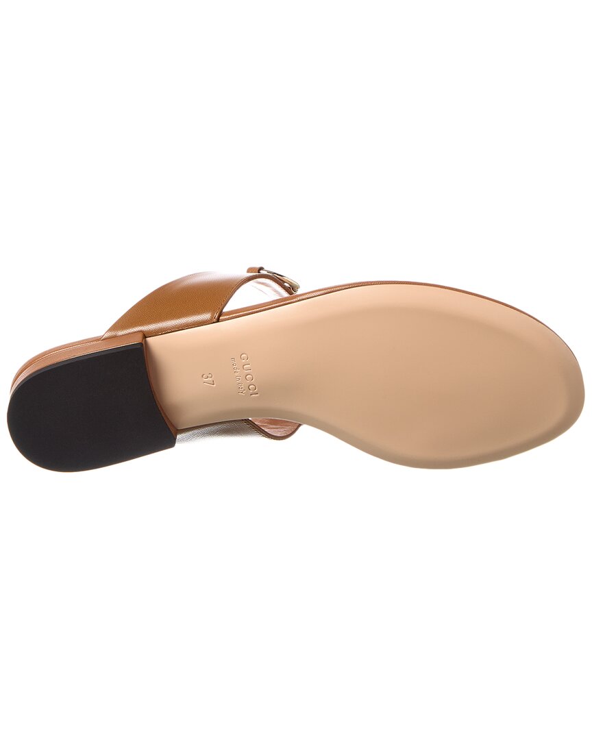 Gucci Horsebit Leather Sandal