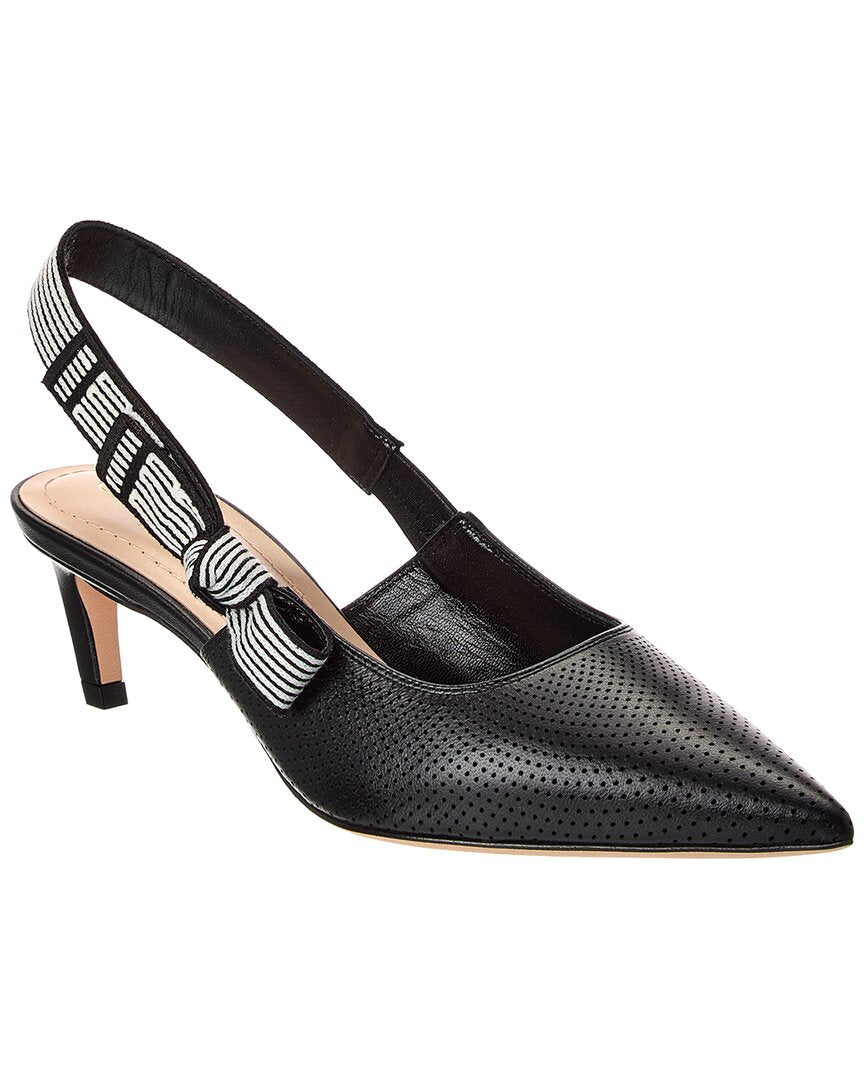 Dior Sling Bag Toujours Slingback Pump Leather Black Shoes