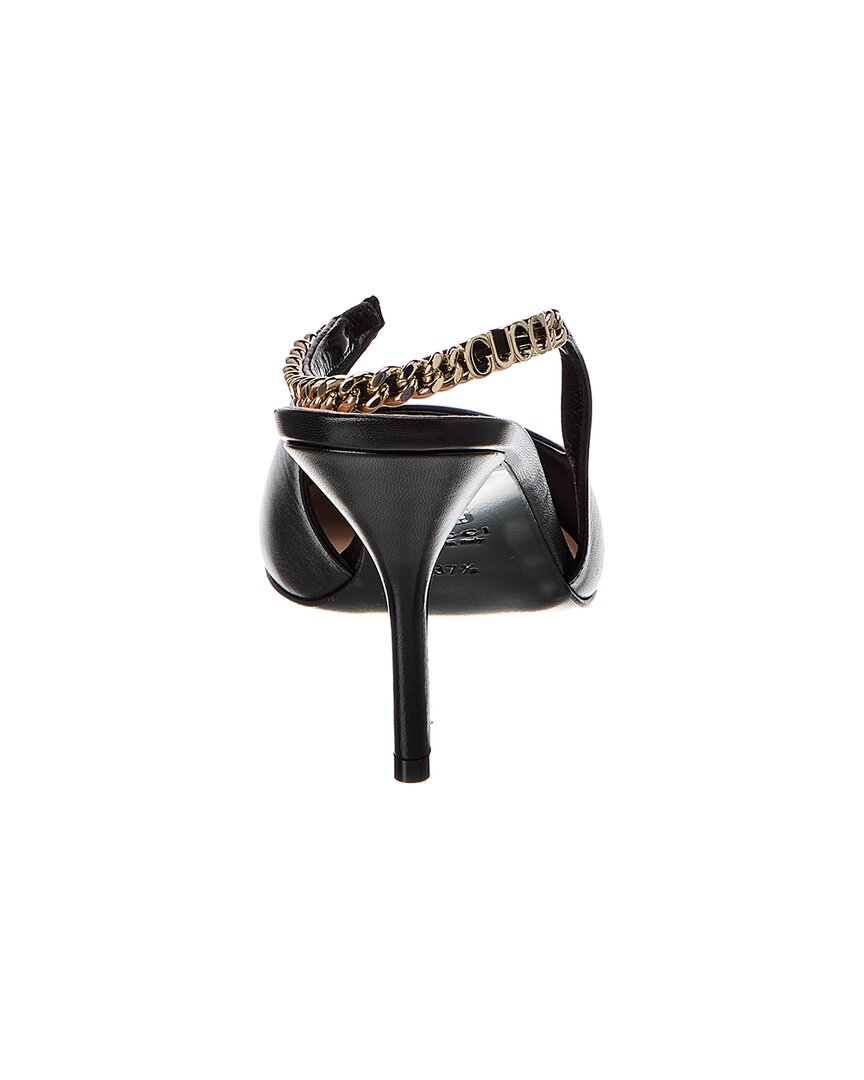 Gucci Signoria Leather Slingback Pump