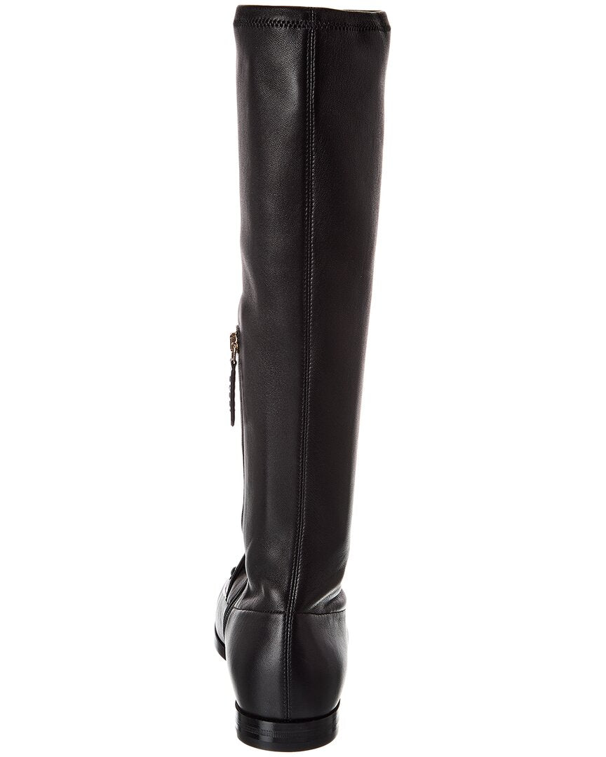 Gucci Jord n Leather Knee-High Boot