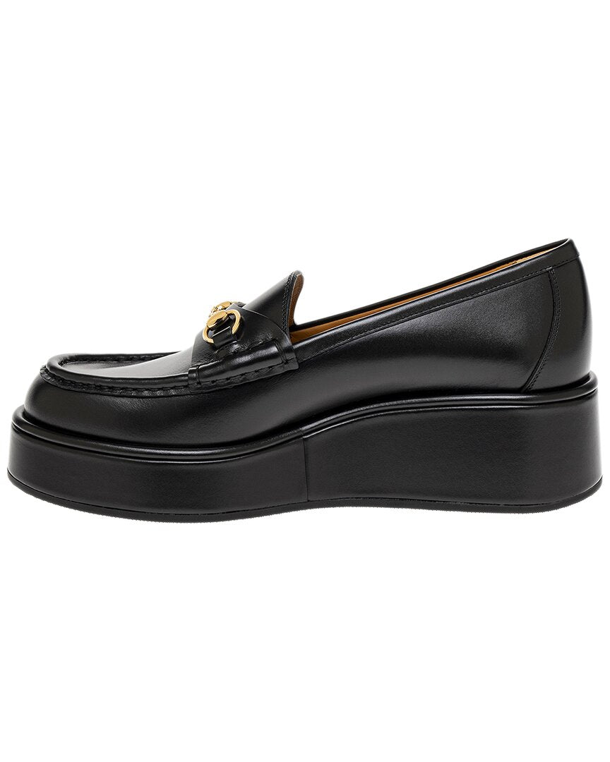 Gucci Horsebit Leather Platform Loafer