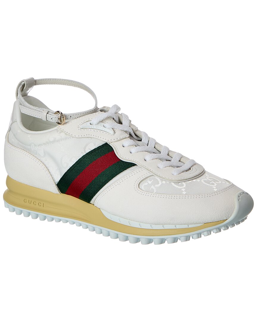 Gucci Re-Motion Gg Nylon & Suede Sneaker