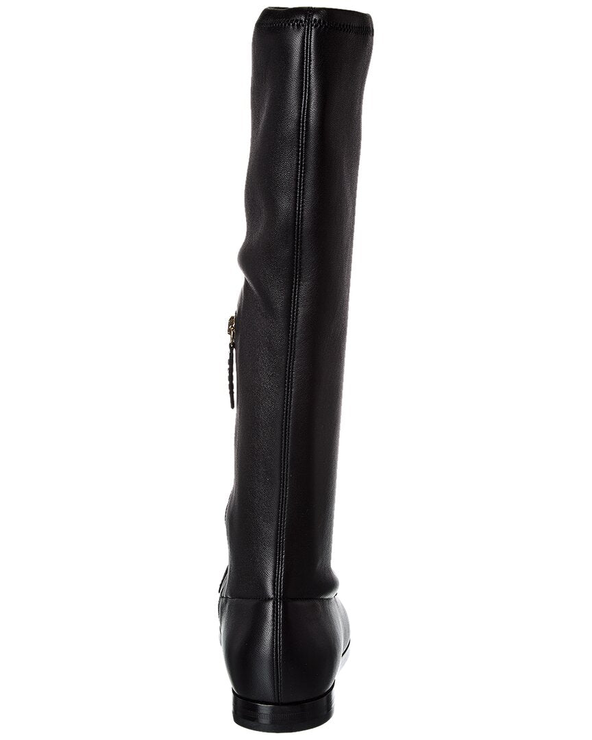 Gucci Jord n Leather Knee-High Boot