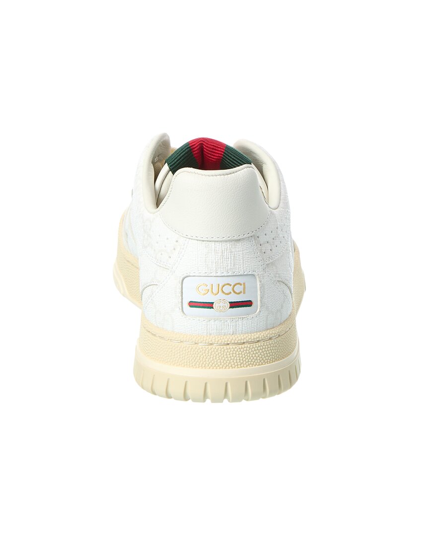 Gucci Re-Web Gg Supreme Canvas & Leather Sneaker