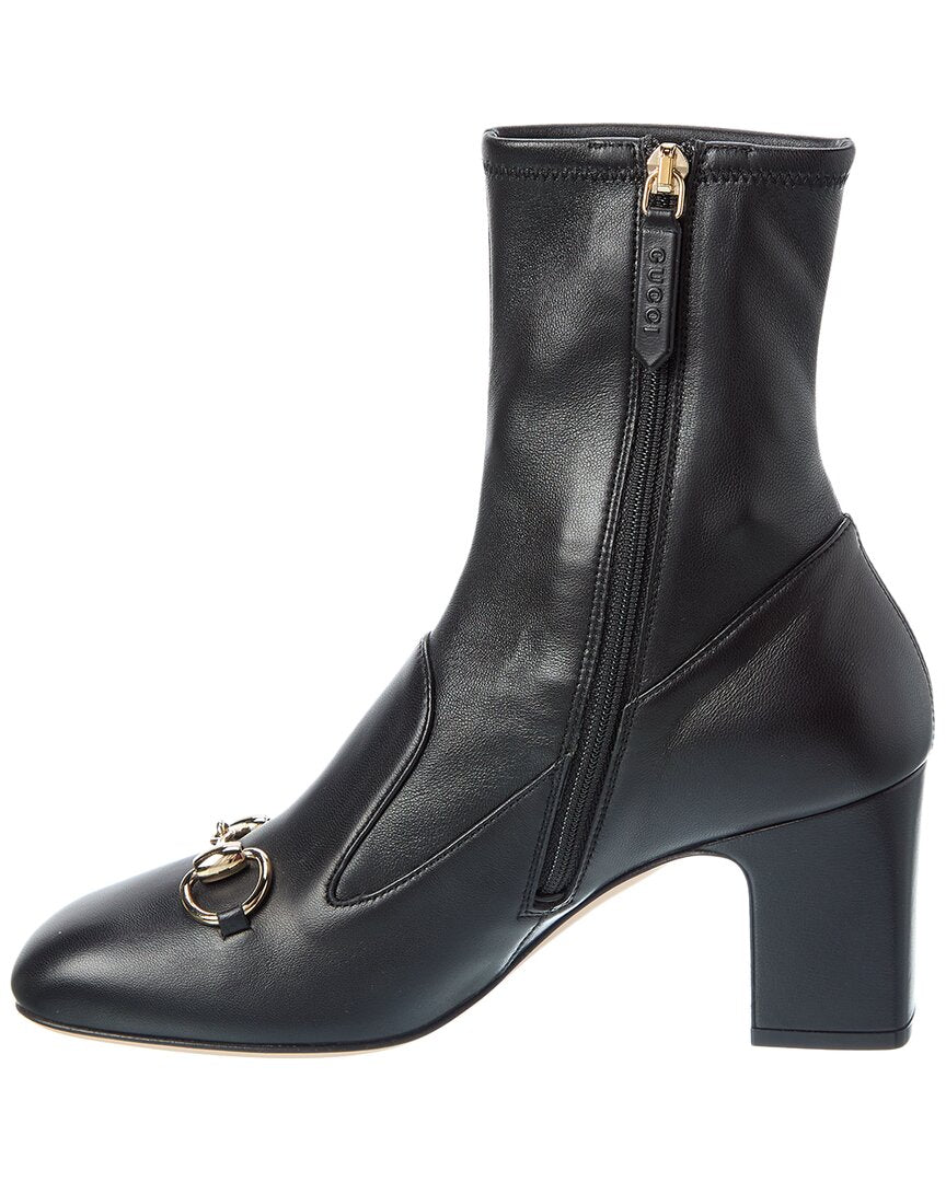 Gucci Horsebit Leather Bootie