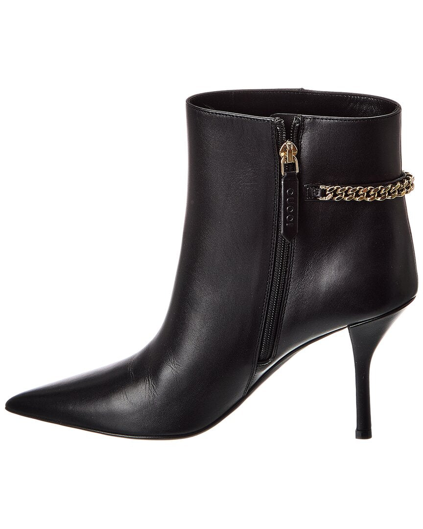 Gucci Signoria Leather Boot