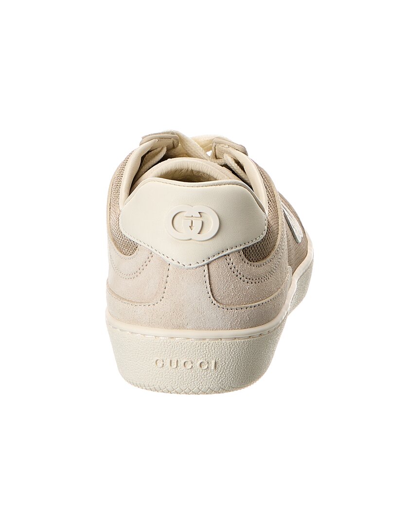 Gucci G75 Canvas & Suede Sneaker