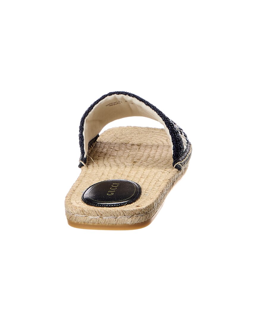 Gucci Gg Raffia Sandal