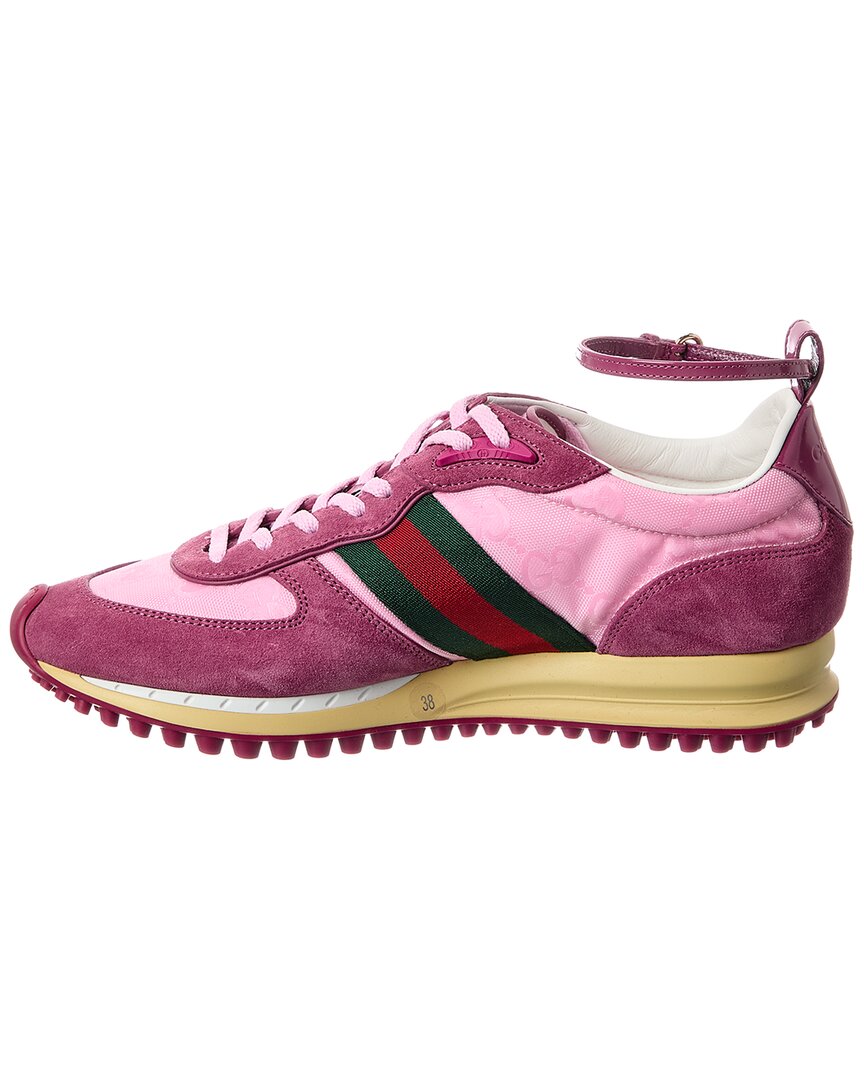 Gucci Re-Motion Gg Nylon & Suede Sneaker