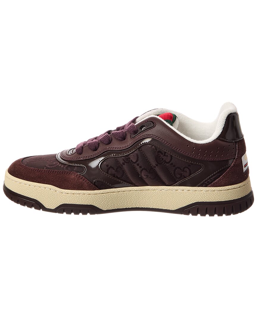 Gucci Re-Web Gg Canvas & Leather Sneaker