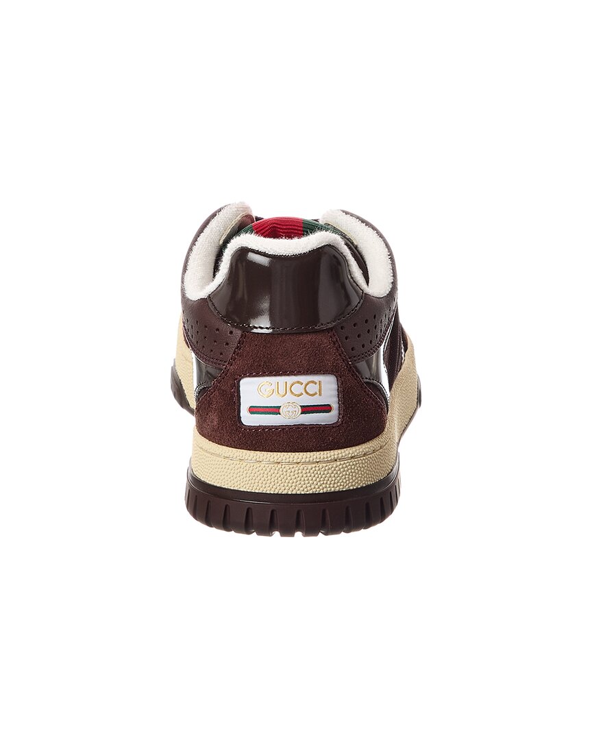 Gucci Re-Web Gg Canvas & Leather Sneaker
