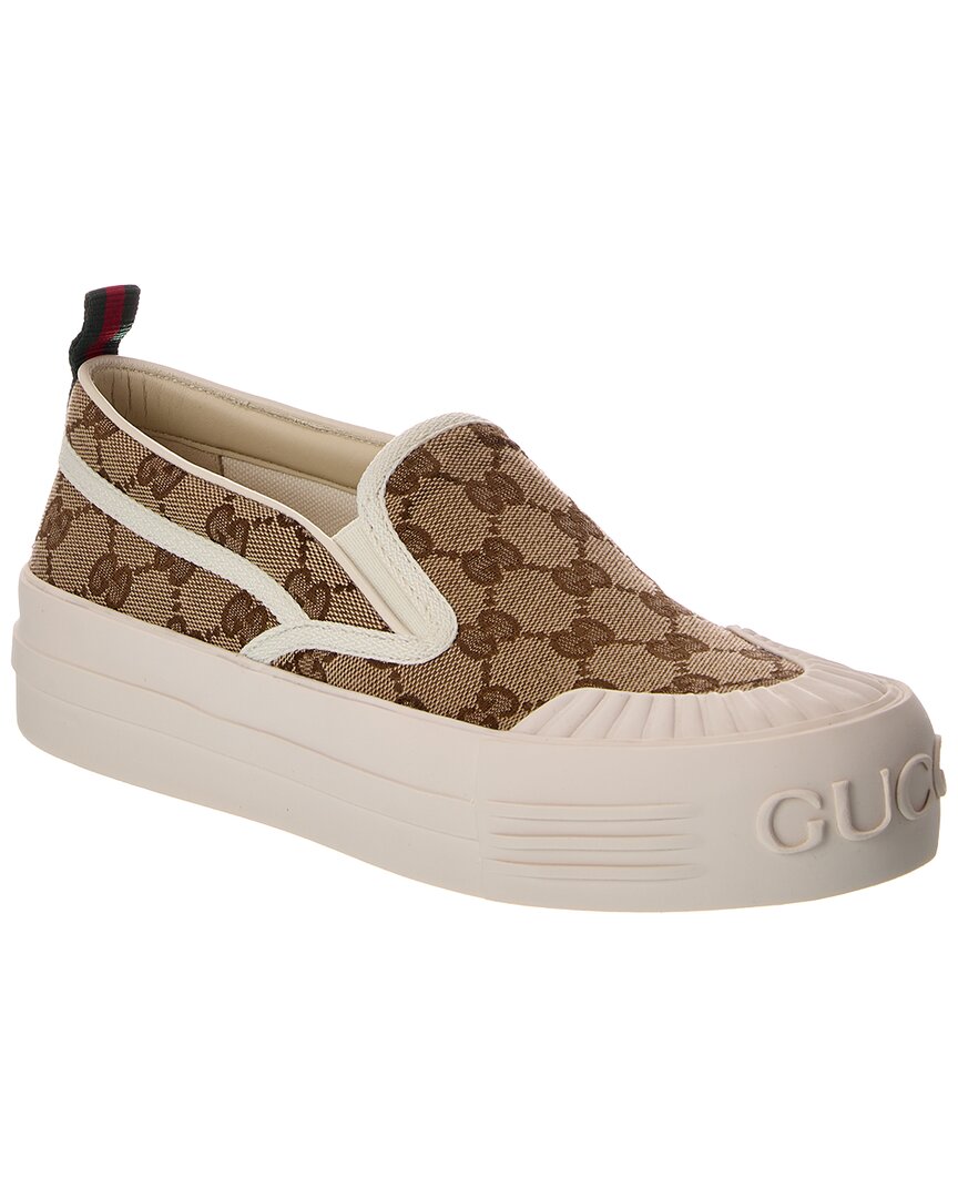 Gucci Gg Canvas Slip-On Sneaker