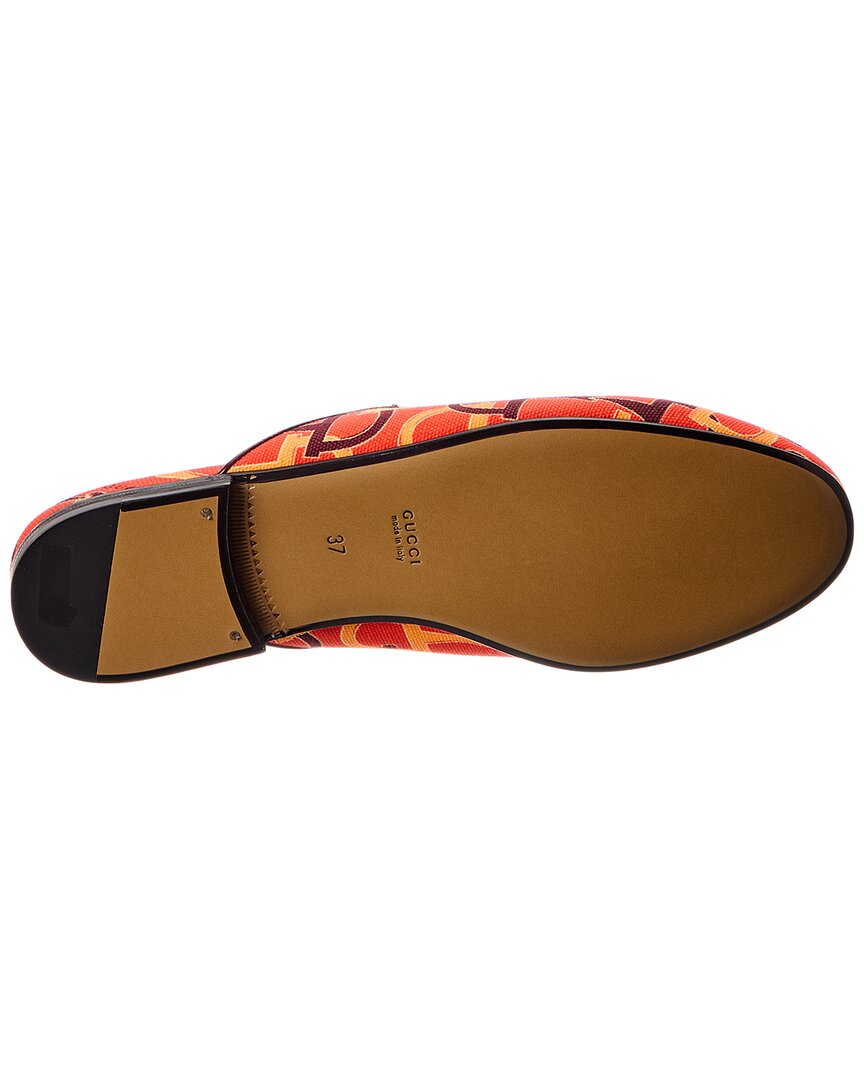 Gucci Princetown Canvas Mule