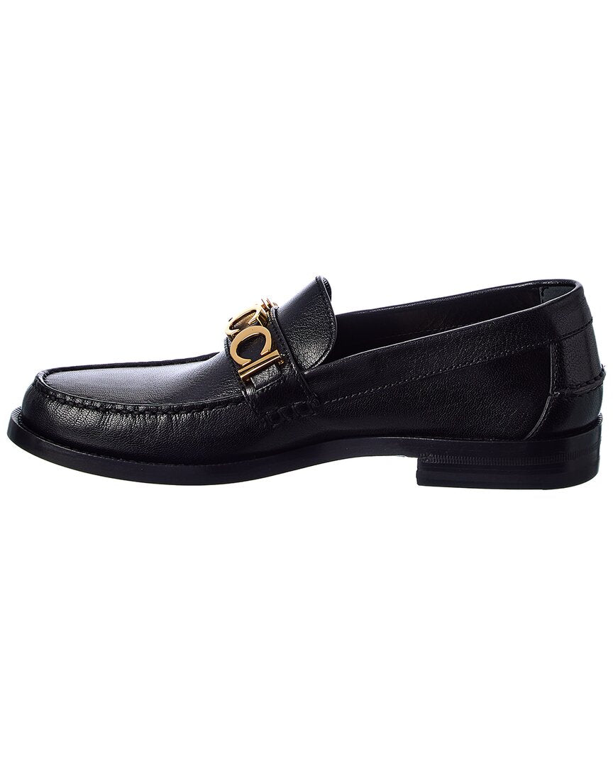 Gucci Logo Leather Loafer