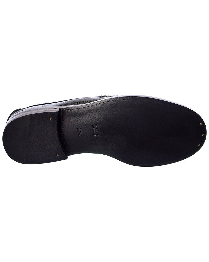 Gucci Logo Leather Loafer