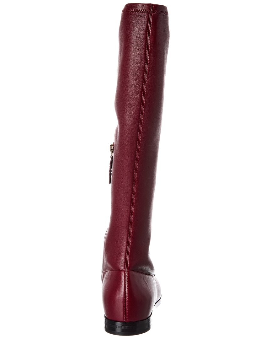Gucci Jord n Leather Knee-High Boot