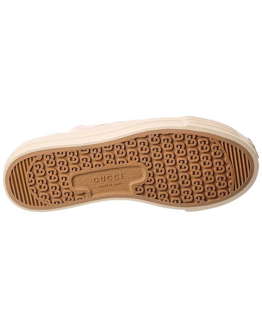 Gucci Chunky Gg Canvas & Leather Sneaker