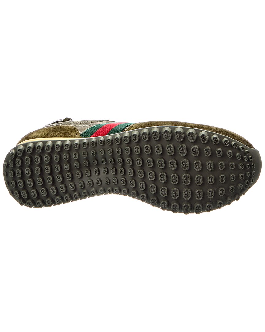 Gucci Re-Motion Gg Nylon & Suede Sneaker