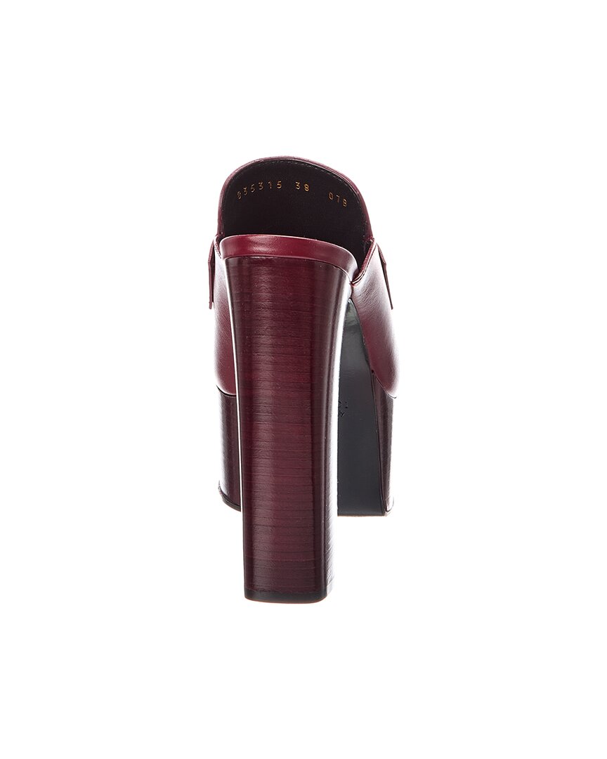 Gucci Horsebit Leather Platform Mule