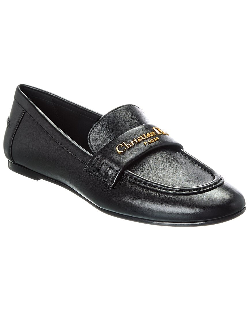 Dior Shoe Boy Loafer 3 Leather Black Shoes