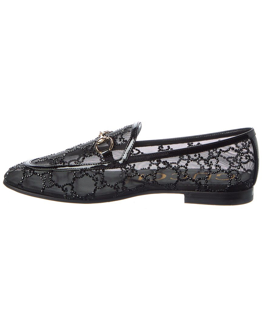 Gucci Jord n Crystal Mesh Loafer