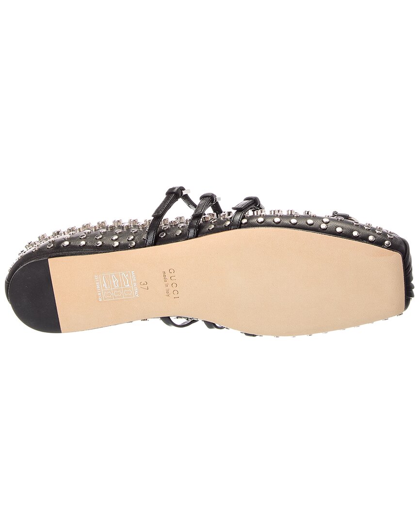 Gucci Horsebit Leather Ballet Flat