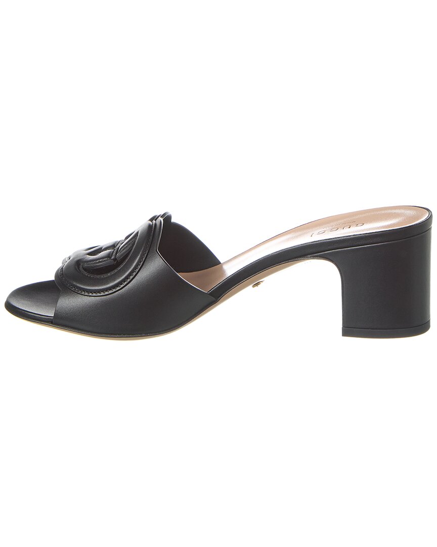 Gucci Interlocking G Leather Sandal