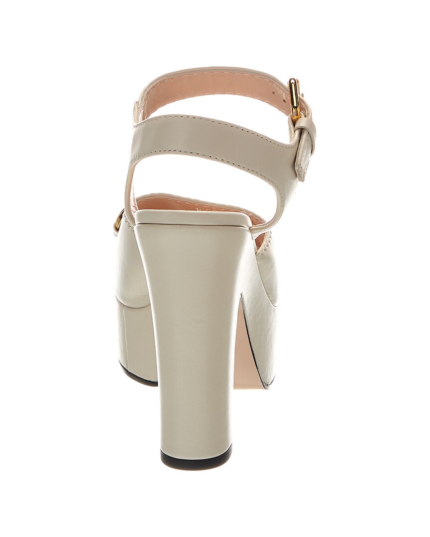 Gucci Horsebit Leather Platform Sandal
