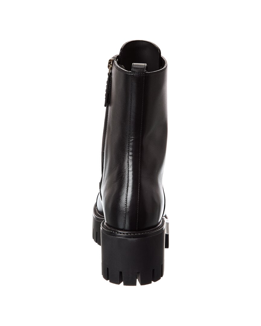 Gucci Lace-Up Leather Bootie