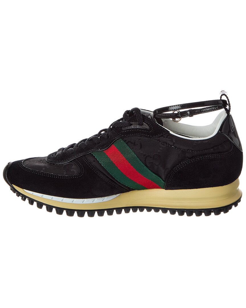 Gucci Re-Motion Gg Nylon & Suede Sneaker