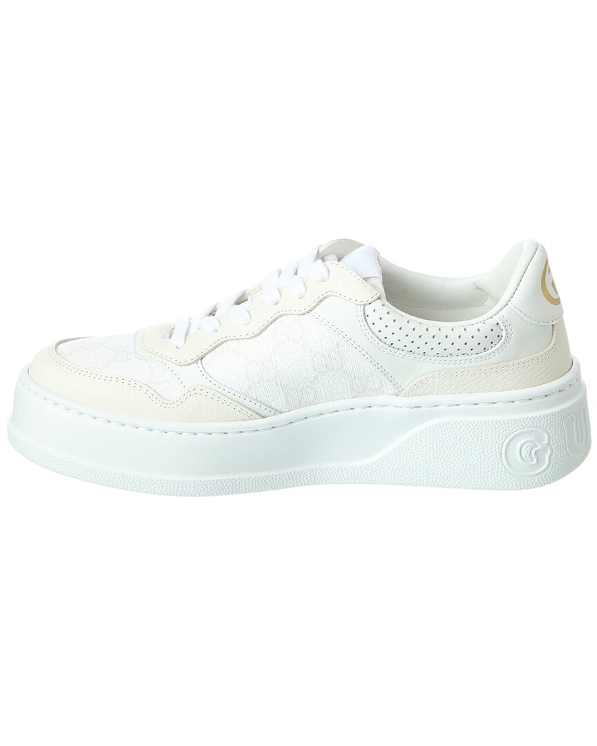 Gucci Gg Supreme Canvas & Leather Sneaker