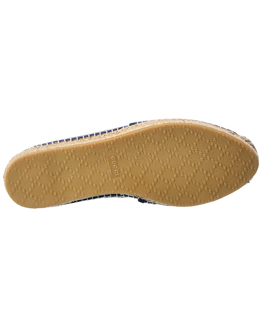 Gucci Gg Leather Espadrille