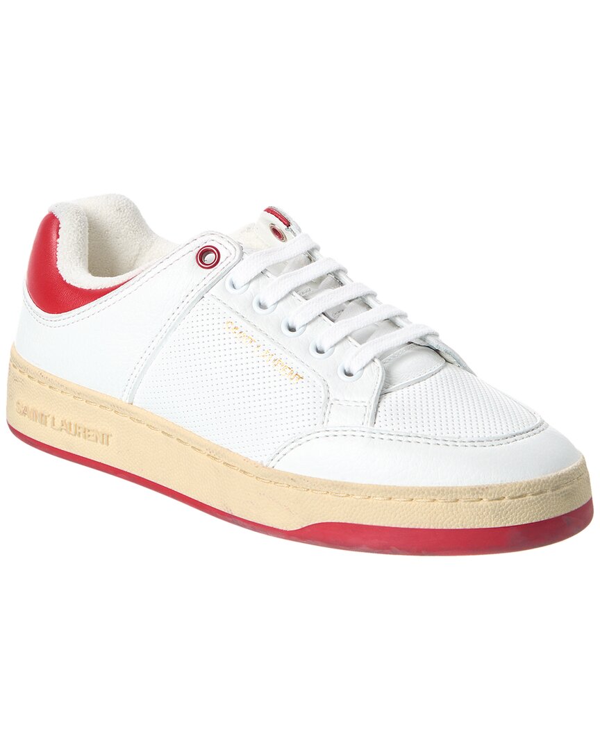 YSL Saint Laurent Sl 61 Sneaker 2 Leather White Shoes