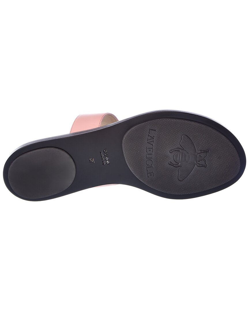 Gucci Marmont Leather Sandal, 37