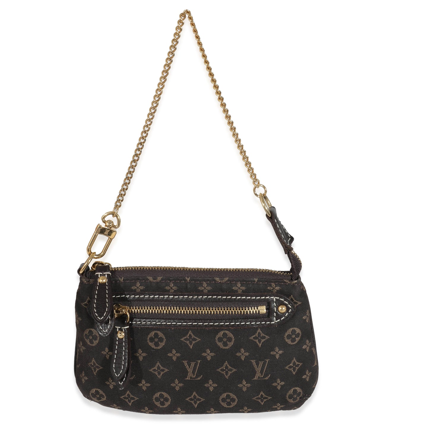 Louis Vuitton Fusain Idylle Pochette Accessoires Monogram Mini Clutch Bag