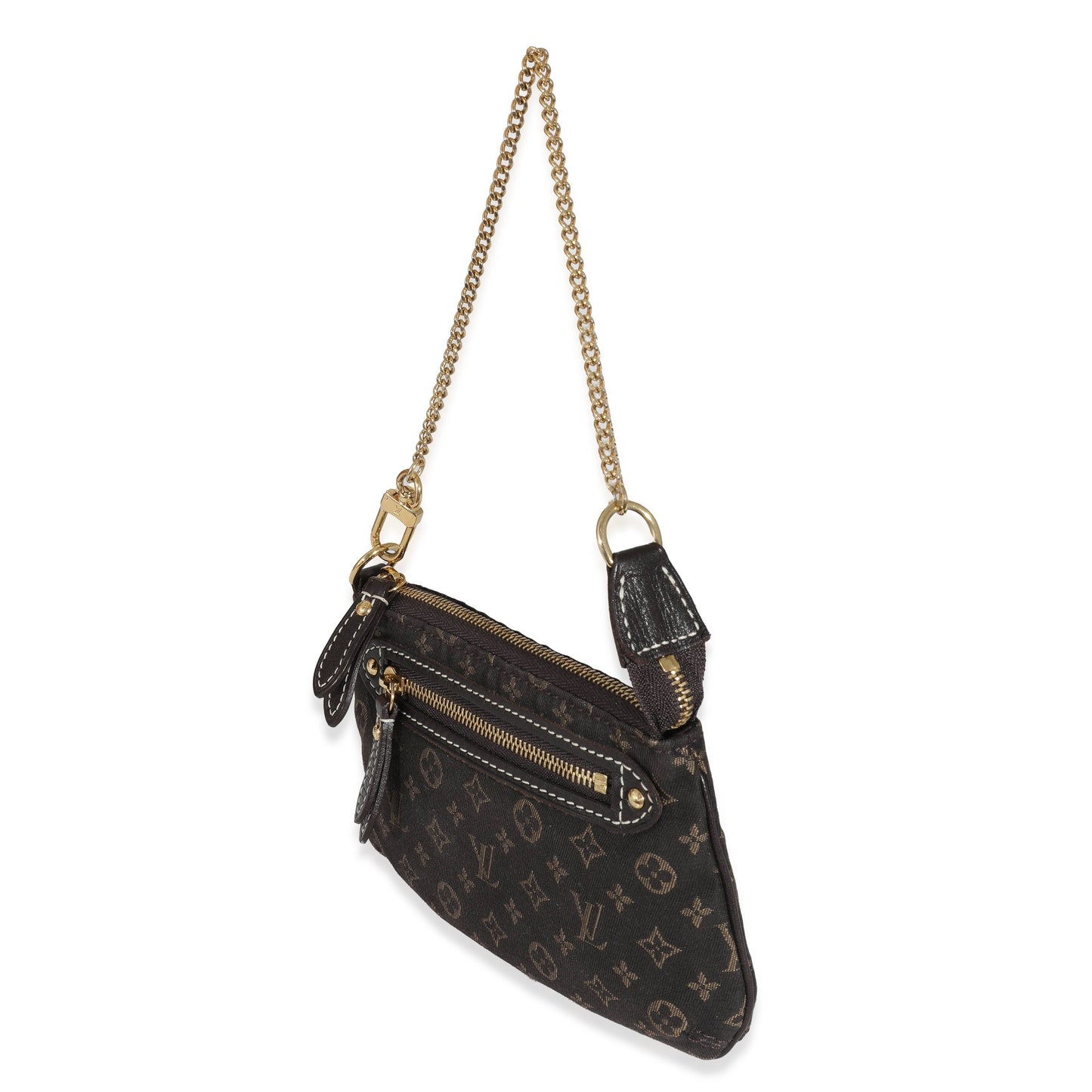 Louis Vuitton Fusain Idylle Pochette Accessoires Monogram Mini Clutch Bag