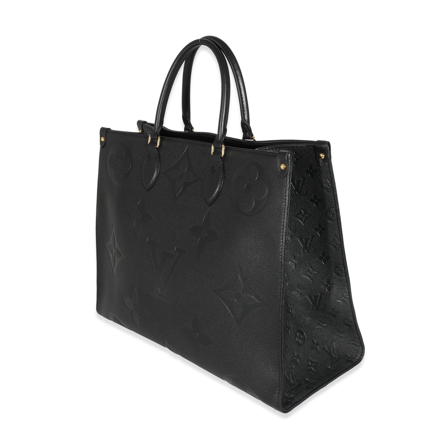 Louis Vuitton Empreinte Giant OnTheGo GM Monogram Black Handbag