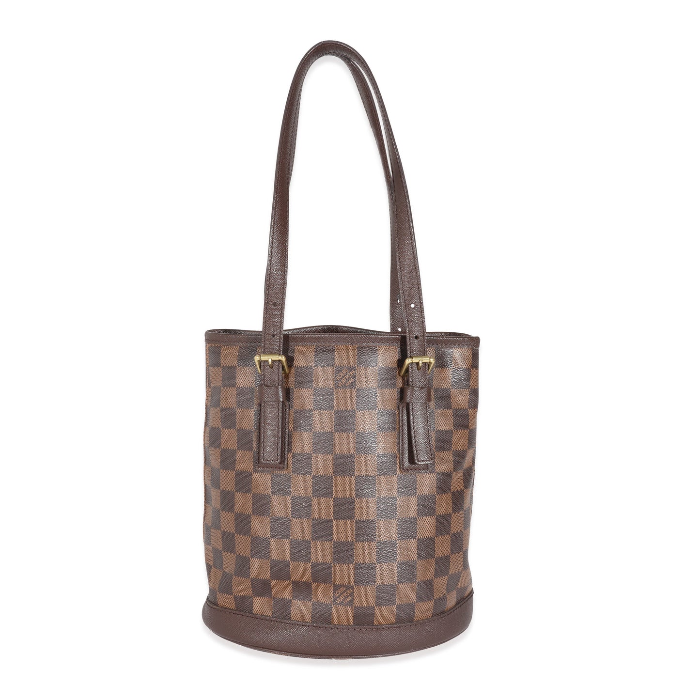 Louis Vuitton Damier Ebene Marais 23 Canvas Bucket Bag