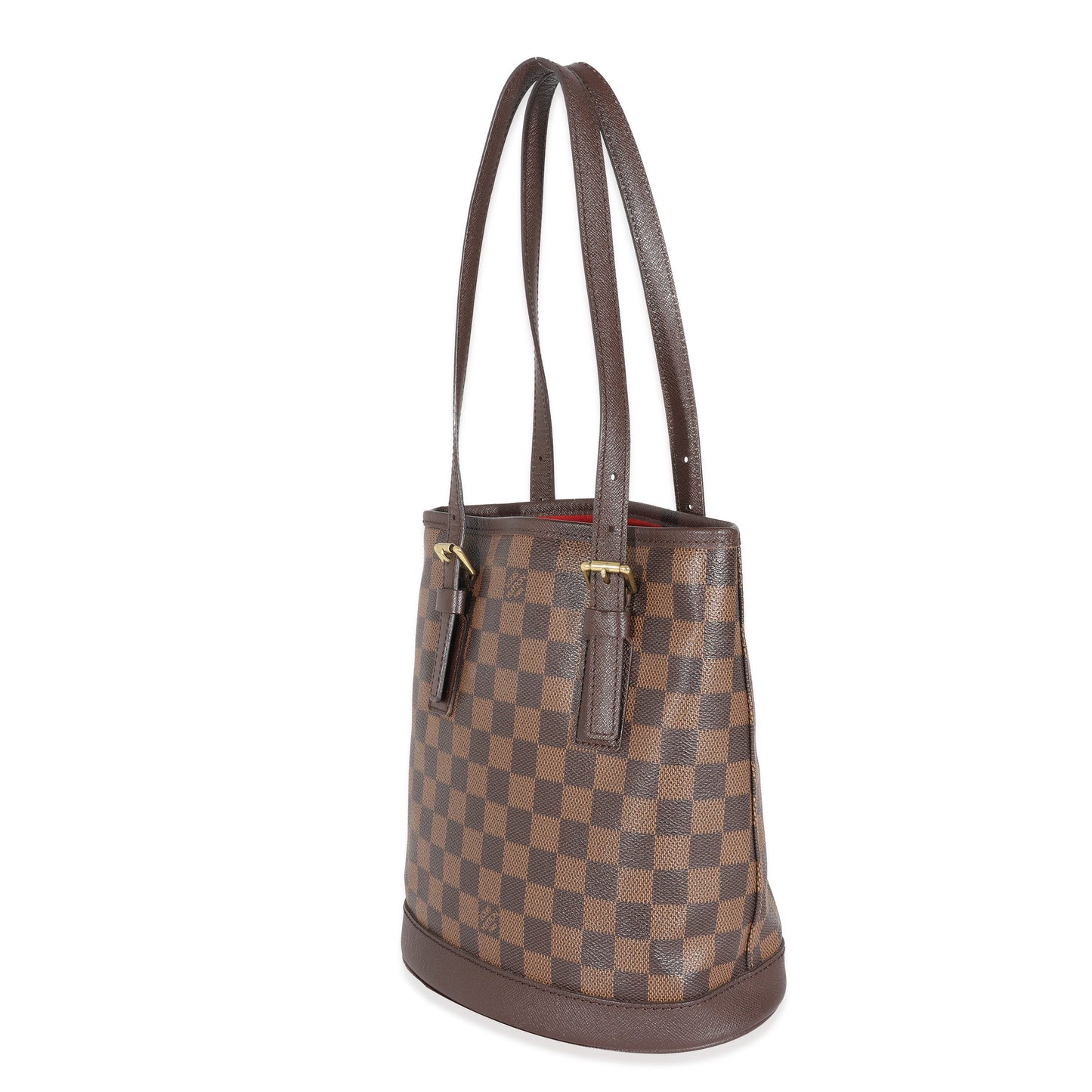 Louis Vuitton Damier Ebene Marais 23 Canvas Bucket Bag
