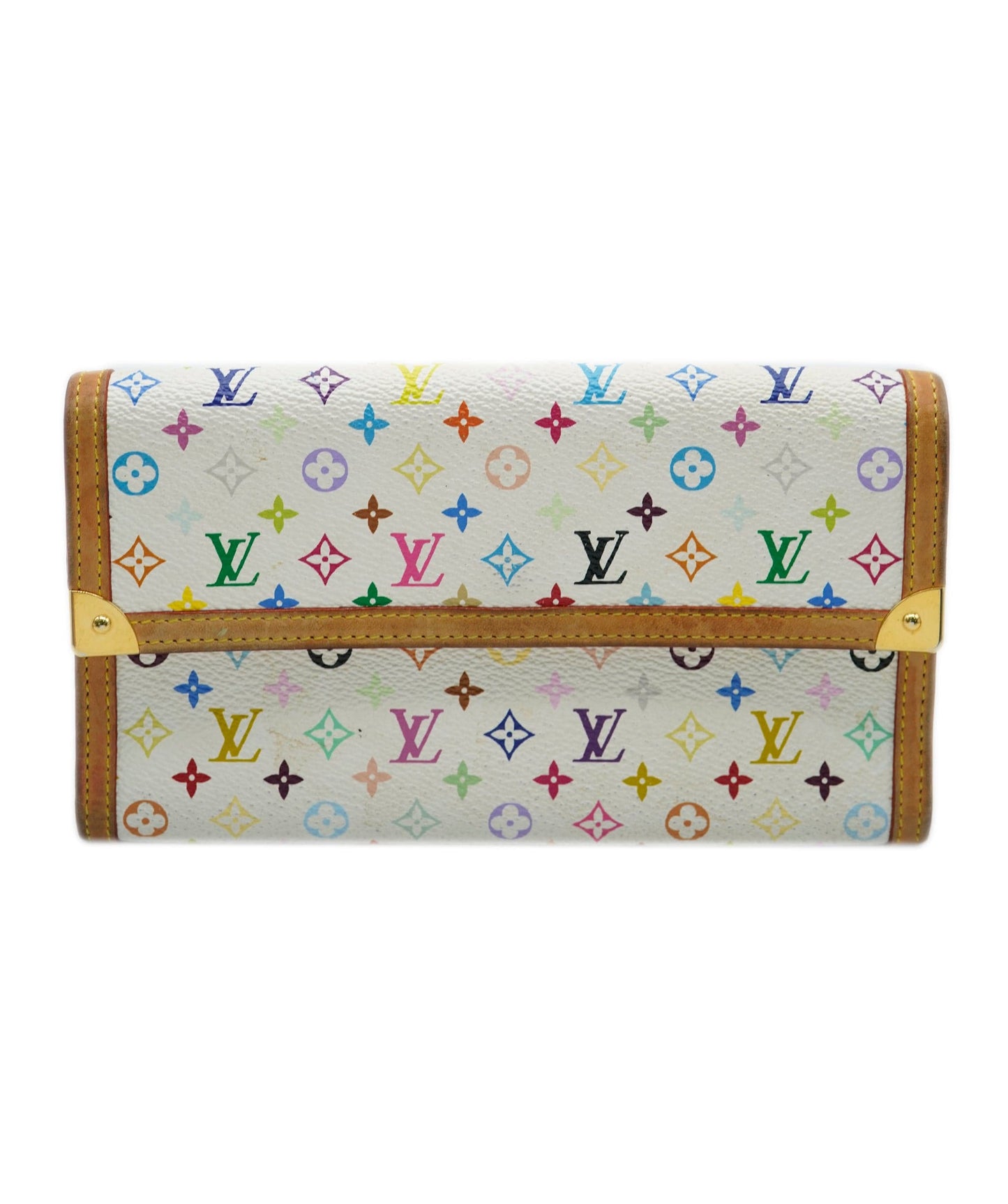 Louis Vuitton Porte Tresor International Monogram Multicolor Wallet Case