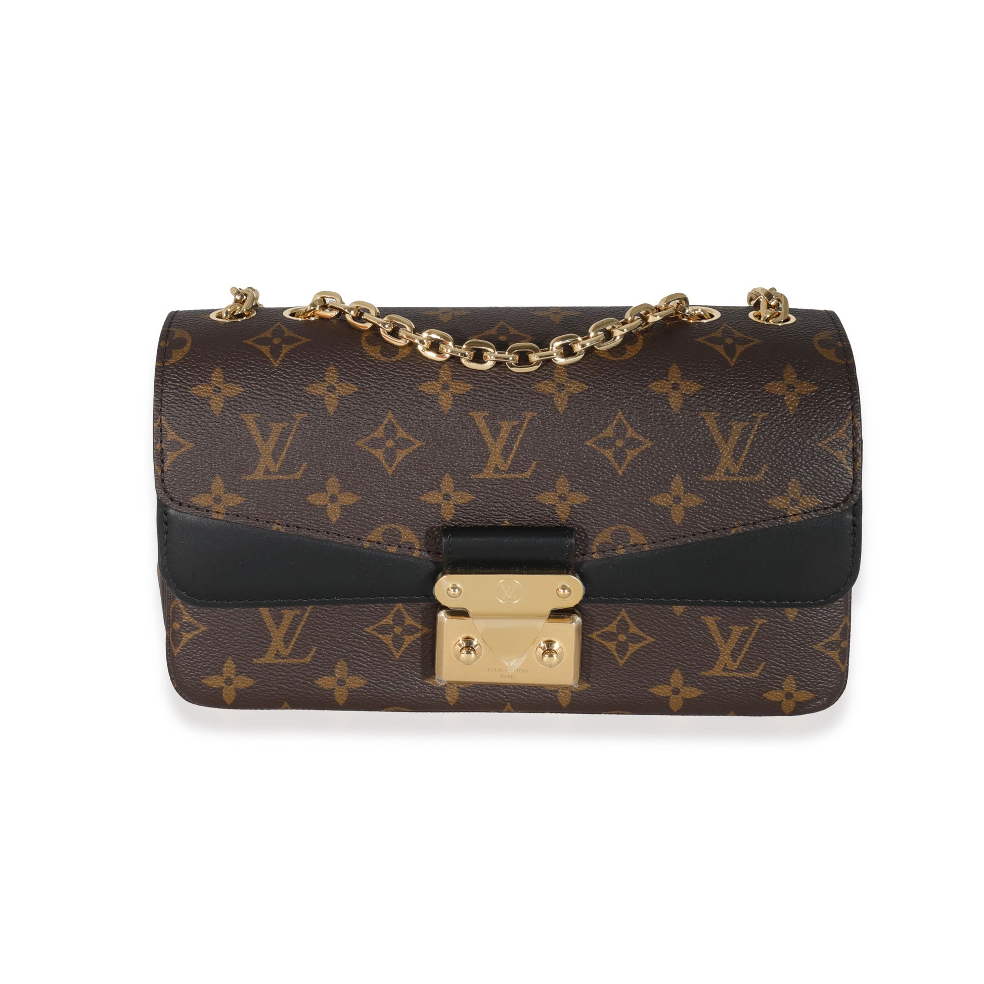 Louis Vuitton Marceau Monogram Leather Canvas Black Handbag