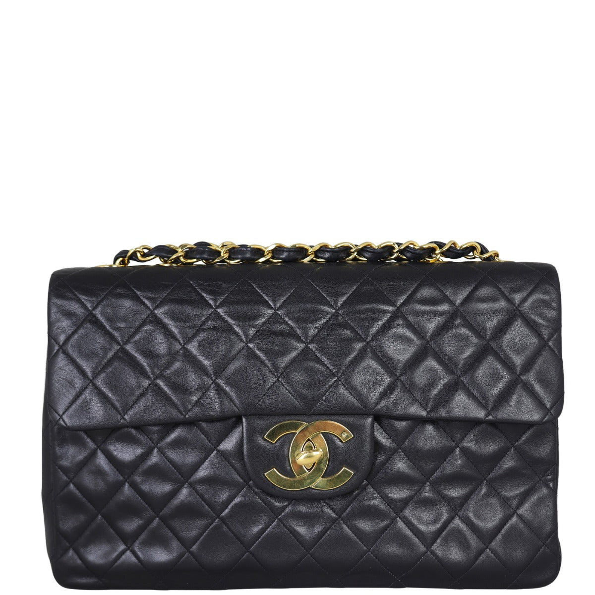 Chanel Maxi Jumbo XL Single Bag Lambskin Flap Handbag