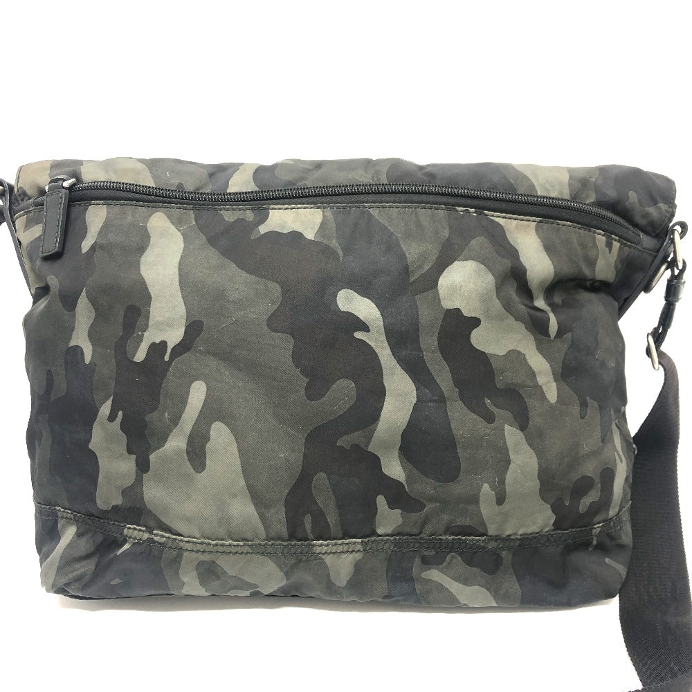 Shoulder Bag Camouflage Camouflage Nylon Green