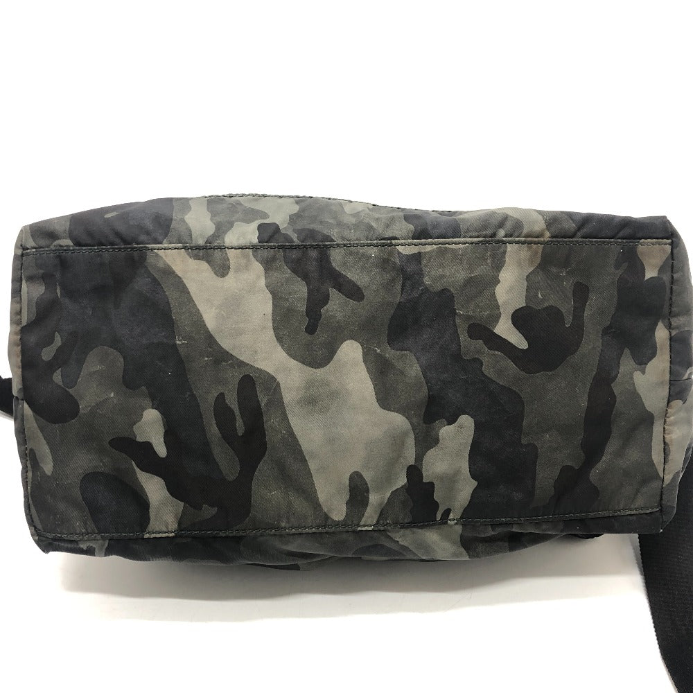 Shoulder Bag Camouflage Camouflage Nylon Green