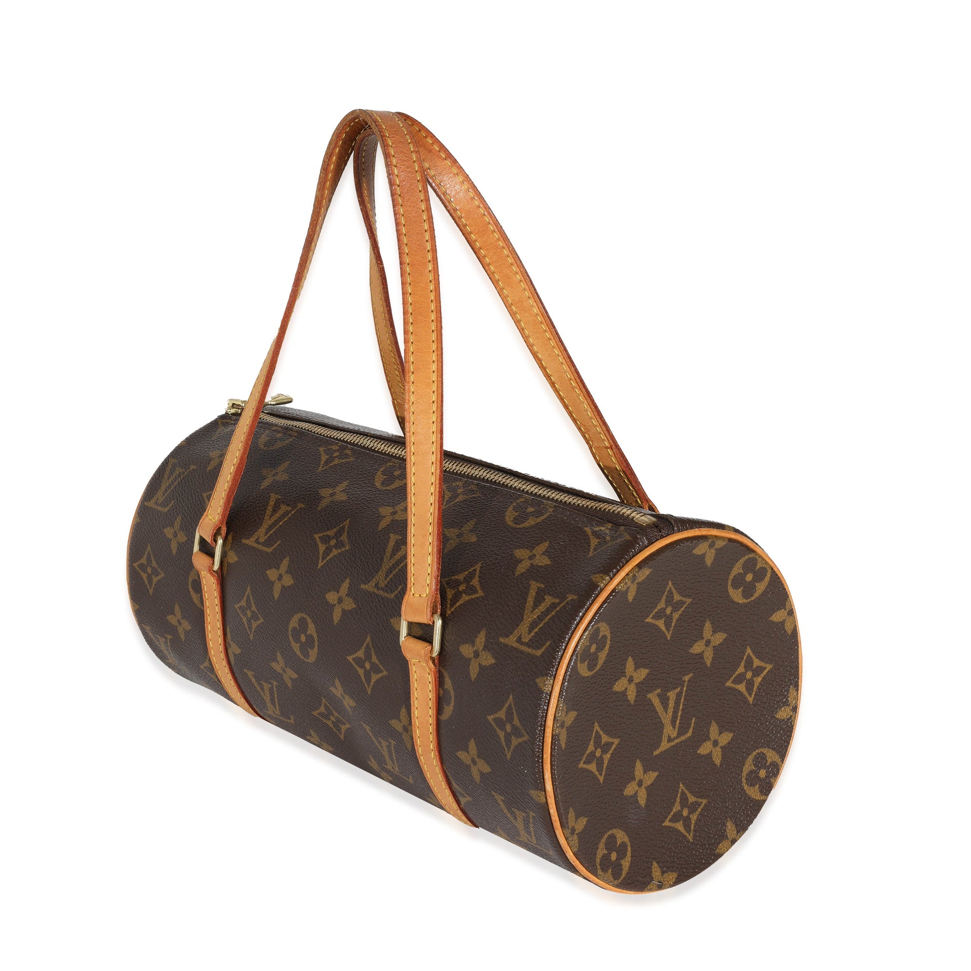 Louis Vuitton Papillon 28 Monogram Canvas Handbag
