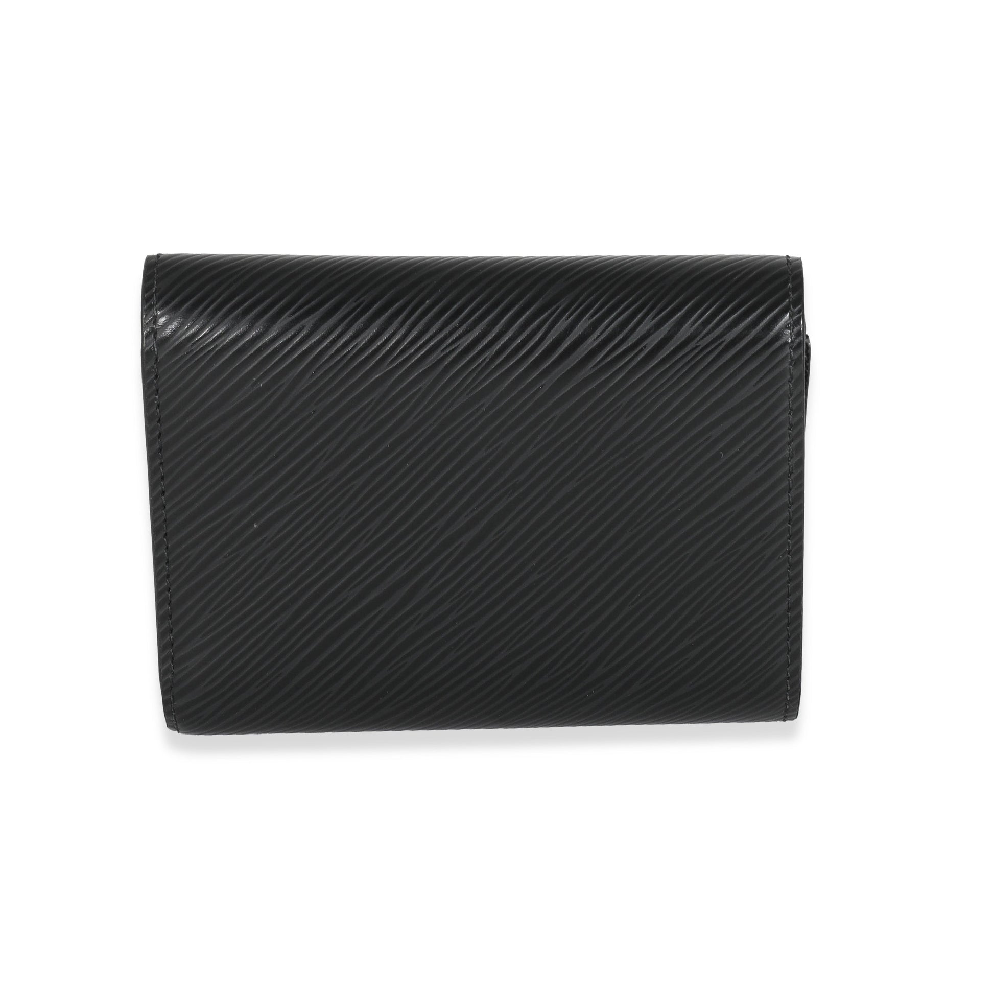 Louis Vuitton Epi Twist Compact Black Wallet Case