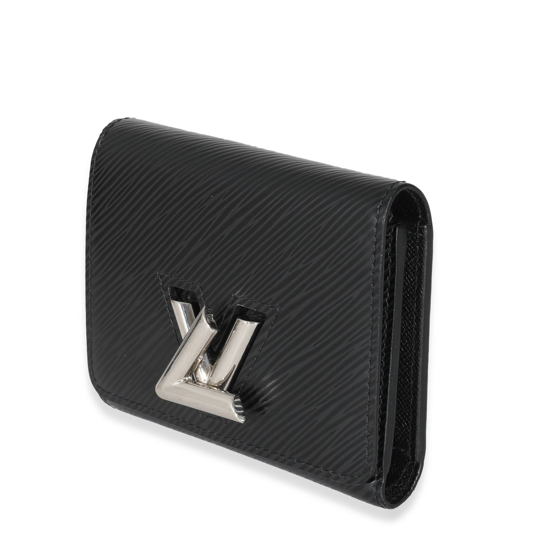 Louis Vuitton Epi Twist Compact Black Wallet Case